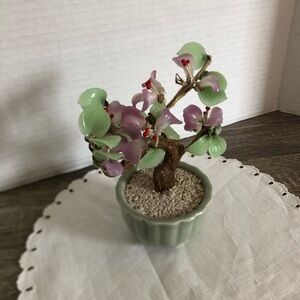 Vintage Glass Bonsai Tree